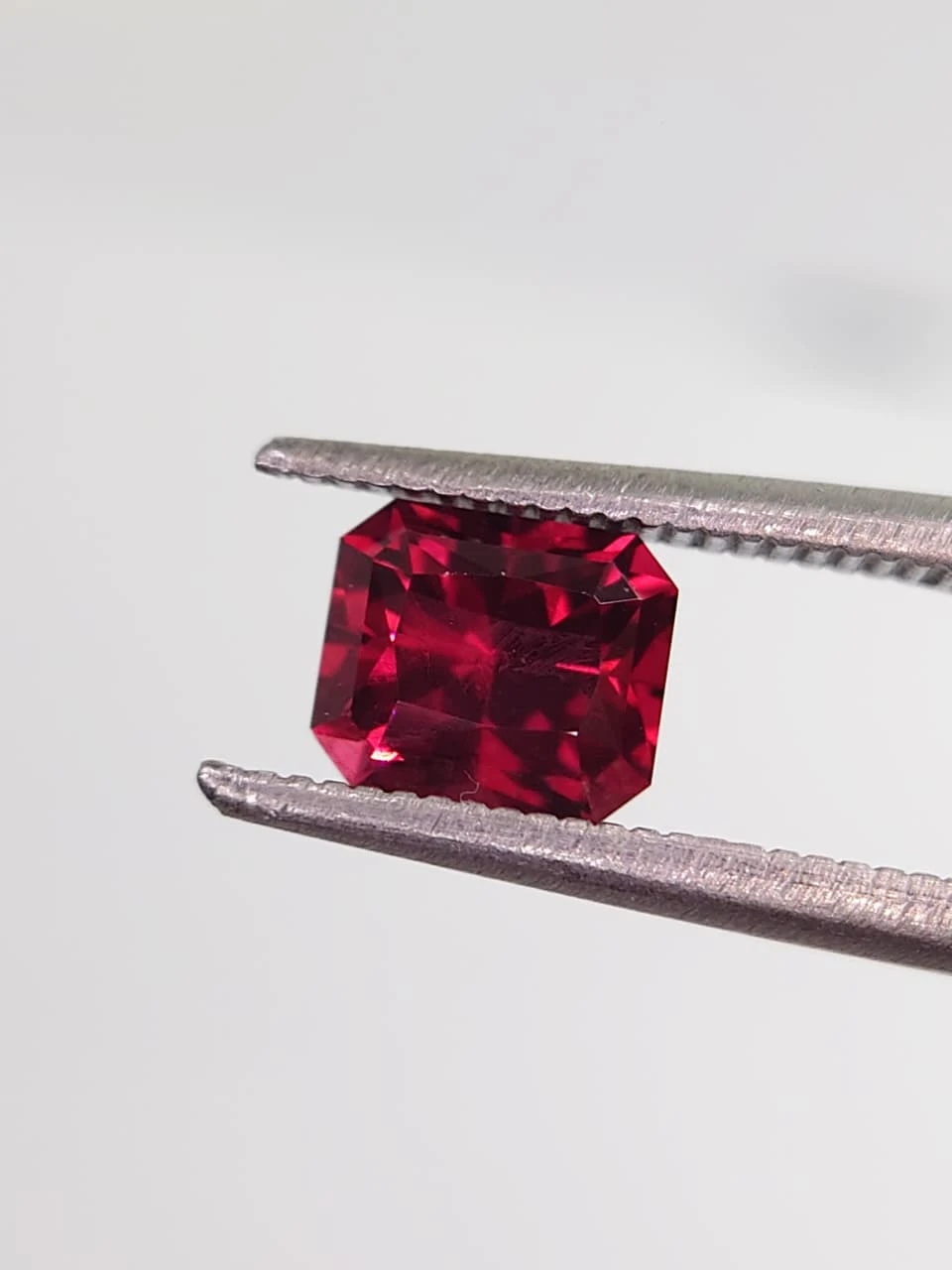 1.3ct Natural Red Umbalite Garnet from Tanzania — view 5